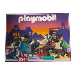 Vintage Playmobil 5344 VICTORIAN PET STAND animal shop store market - Sealed